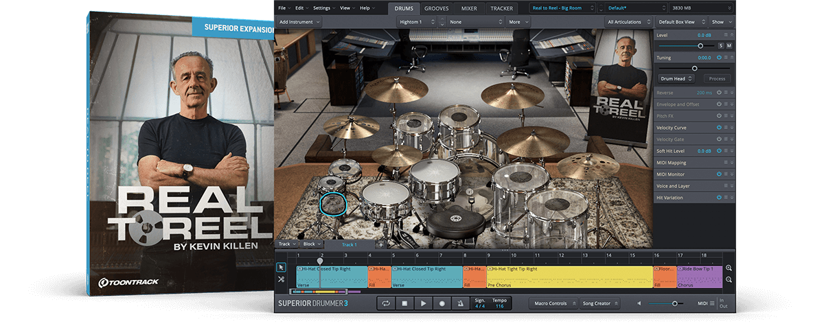 Toontrack SDX  -  Real to Reel